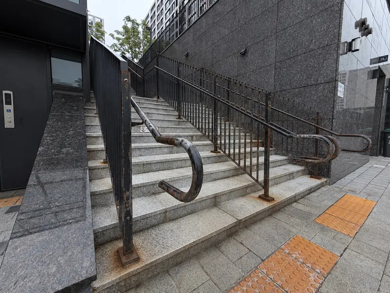 부평계단난간수리 시공 사진